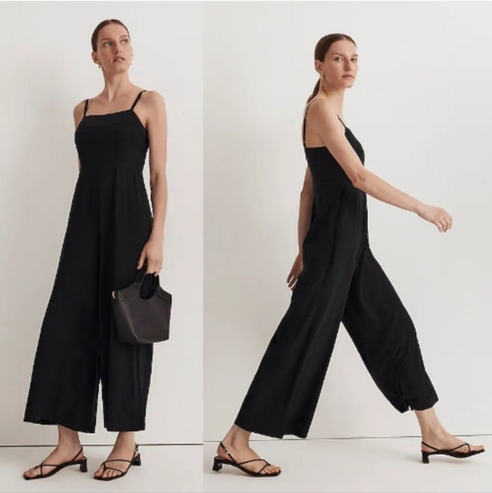 MADEWELL Women's Black Amira Jumpsuit NWT